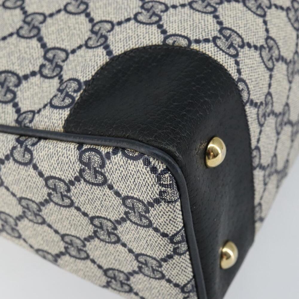 GUCCI GG Supreme Sherry Line Hand Bag PVC Navy Red 378 002 4466 Auth ep12166 - Picture 14 of 16